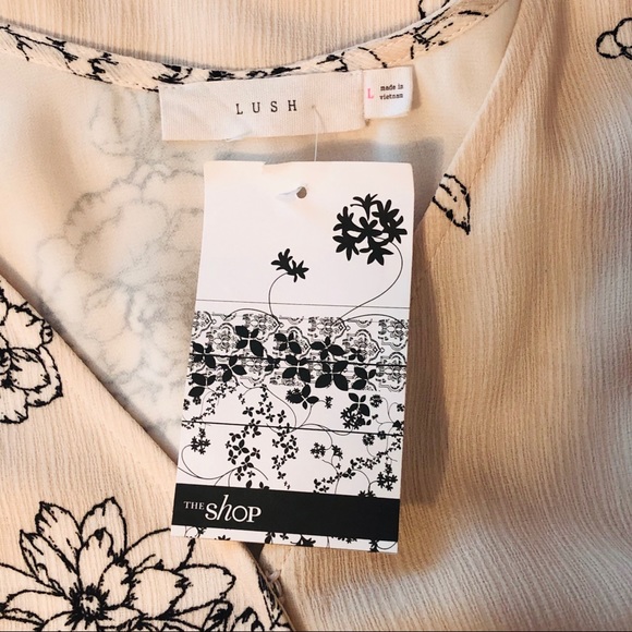 NWT Lush Pink Cold Shoulder Dress - Picture 5 of 5